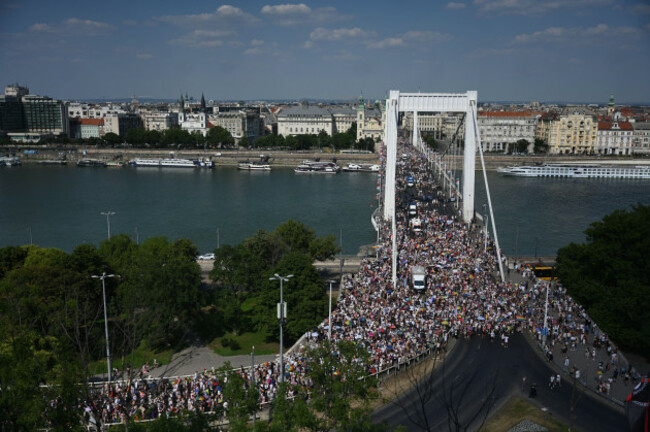 participants-cross-the-elizabeth-bridge-during-the-31st-budapest-pride-event-in-downtown-budapest-hungary-saturday-june-27-2026-zoltan-baloghmti-via-ap