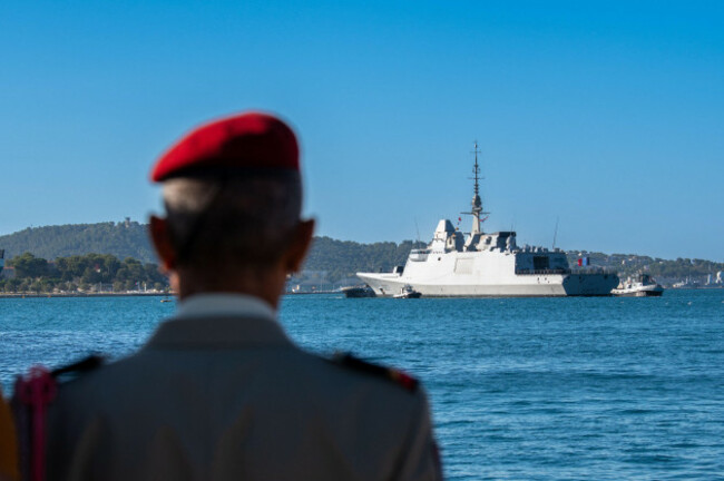 toulon-france-2nd-aug-2023-arrival-of-the-multi-mission-frigate-lorraine-in-the-military-port-of-toulon-the-multimission-frigate-with-reinforced-air-defence-capability-fremm-da-lorraine-is-retu