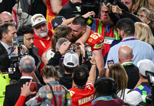kansas-city-chiefs-tight-end-travis-kelce-with-taylor-swift-following-his-sides-super-bowl-lviii-victory-against-the-san-francisco-49ers-at-the-allegiant-stadium-las-vegas-nevada-usa-picture-date