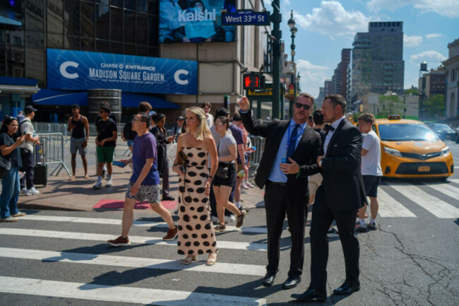 guests-arrive-to-madison-square-garden-ahead-of-a-reported-wedding-between-singer-taylor-swift-and-national-football-league-player-travis-kelce-on-friday-july-3-2026-in-new-york-ap-photoryan-mur