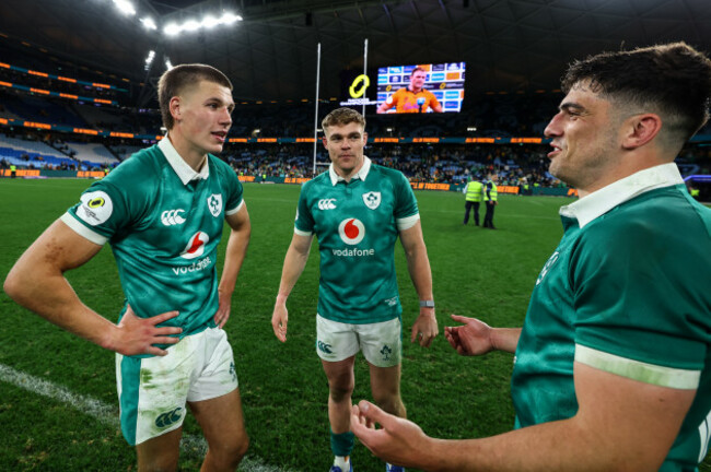 sam-prendergast-garry-ringrose-and-jimmy-obrien-celebrate-after-the-match
