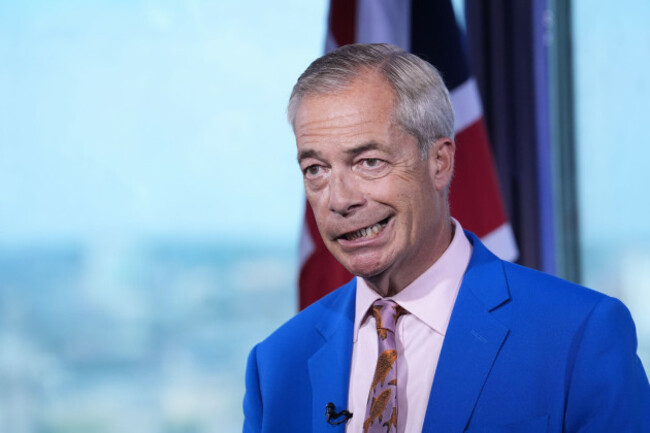 reform-uk-leader-nigel-farage-makes-a-statement-to-the-media-at-the-party-headquarters-in-millbank-central-london-mr-farage-has-resigned-as-mp-for-clacton-saying-he-will-fight-the-forthcoming-by-el