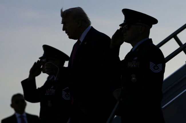 president-donald-trump-arrives-on-air-force-one-at-charlottesville-albemarle-airport-in-charlottesville-va-friday-april-10-2026-ap-photomatt-rourke