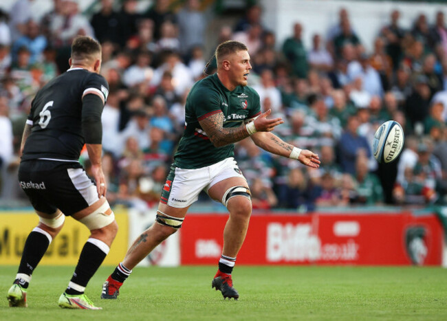 26-8-2022-leicester-england-rugby-union-tigers-new-back-row-signing-sean-jansen-makes-his-home-debut-during-the-pre-season-frie
