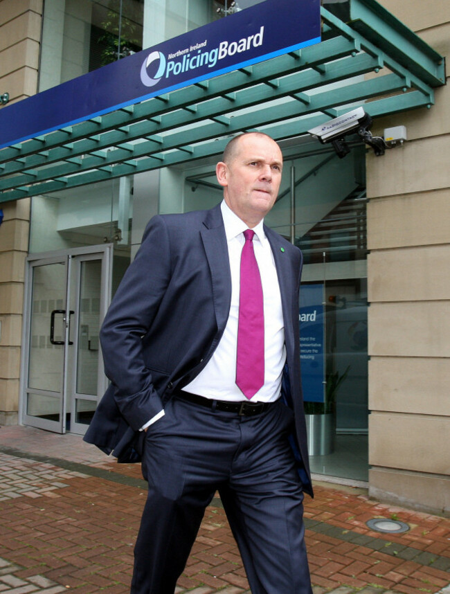jim-gamble-head-of-the-child-exploitation-and-online-protection-centre-leaves-the-policing-board-headquarters-in-belfast-after-being-interviewed-for-the-post-of-chief-constable-of-the-police-servic