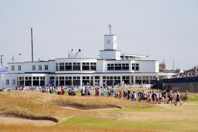 a-general-view-of-spectators-crossing-the-18th-during-a-preview-day-ahead-of-the-154th-open-championship-at-royal-birkdale-in-southport-picture-date-wednesday-july-15-2026
