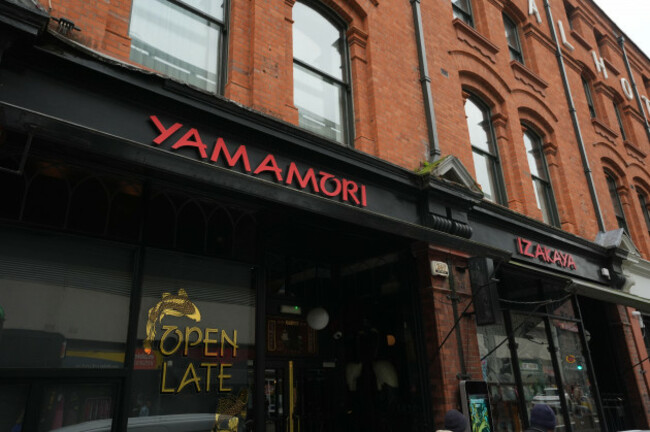 a-general-view-of-yamamori-izakaya-nightclub-which-is-adjacent-to-the-hoxton-hotel-in-dublin-trinity-hospitality-a-leaseholder-of-the-hoxton-hotel-is-taking-legal-action-against-the-nightclub-as-the
