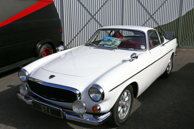 volvo-p1800-s-1964-from-tv-series-the-saint-mustang-60-20th-april-2024-brooklands-museum-weybridge-surrey-england-uk-europe