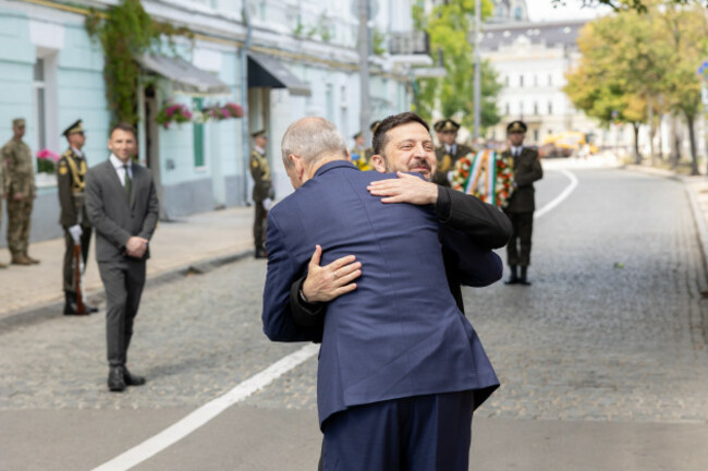 Taoiseach Miche&aacute;l Martin meeting Ukrainian President Volodymyr Zelenskyy in Kyiv 3