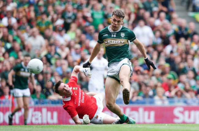 david-clifford-shoots-past-jack-livingston-of-mayo-to-score-his-sides-first-goal-of-the-match
