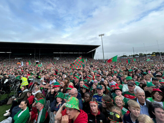 fans-attending-a-homecoming-celebration-for-the-mayo-gaelic-football-players-in-castlebar-co-mayo-after-they-won-the-all-ireland-senior-football-championship-final-the-teams-first-win-since-1951