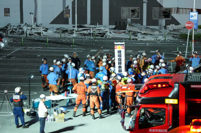 firefighters-prepare-for-rescue-operations-in-the-parking-lot-at-aeon-mall-kumamoto-following-an-explosion-in-kashima-town-kumamoto-prefecture-japan-on-july-28-2026-firefighters-prepare-for-rescu