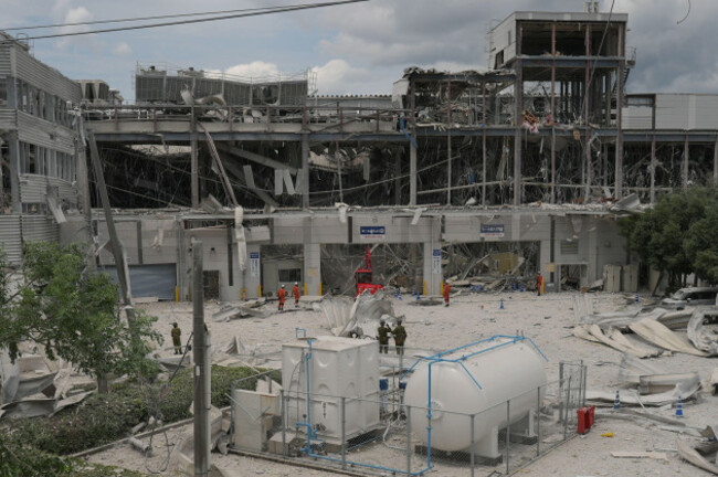 aeon-mall-kumamoto-where-a-large-scale-explosion-occurred-after-massive-earthquake-is-seen-in-kashima-town-kumamoto-prefecture-western-japan-and-kyushu-island-region-on-july-29-2026-according-t