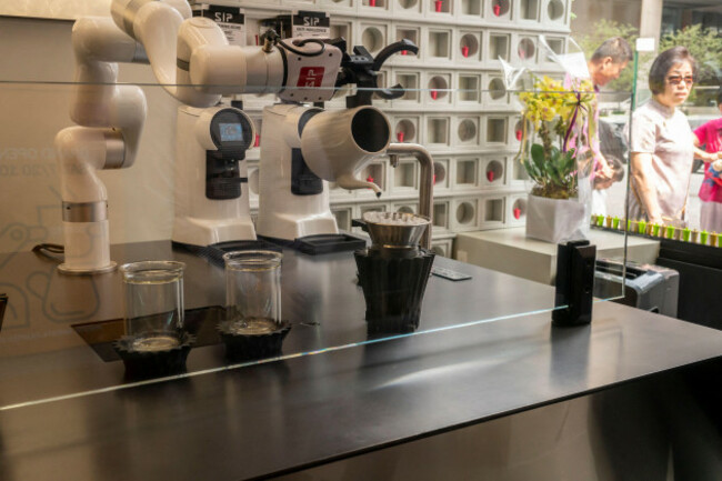 robotic-barista-creates-pour-over-coffee-servings-at-the-grand-opening-of-sip-coffee-in-chelsea-in-new-york-on-saturday-july-20-2024-richard-b-levine