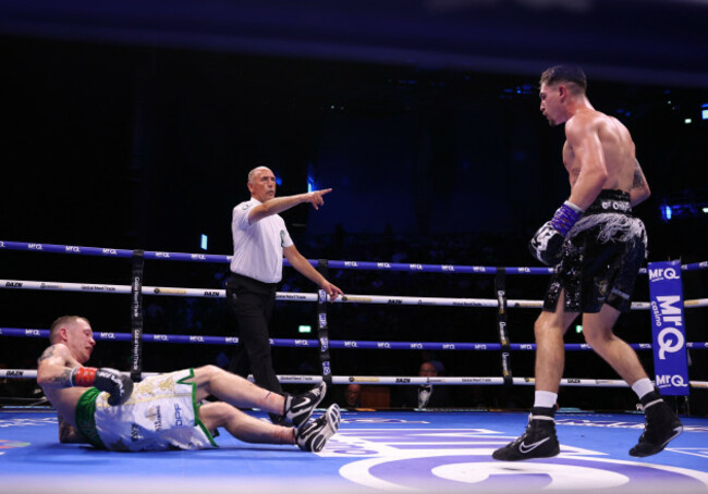 steven-cairns-knocks-down-senan-kelly-during-their-match-at-3arena-dublin-picture-date-saturday-august-1-2026