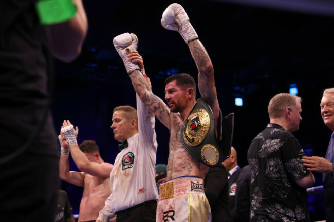 mark-chamberlain-celebrates-winning-against-pierce-oleary-at-3arena-dublin-picture-date-saturday-august-1-2026