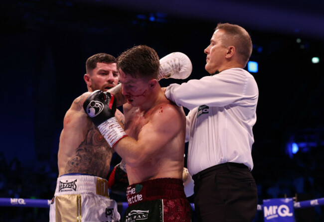 pierce-oleary-in-action-against-mark-chamberlain-at-3arena-dublin-picture-date-saturday-august-1-2026