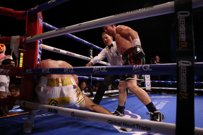 pierce-oleary-in-action-against-mark-chamberlain-at-3arena-dublin-picture-date-saturday-august-1-2026