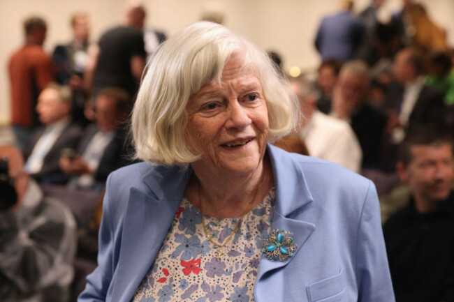 london-uk-23rd-may-2023-ann-widdecombe-the-reform-uk-immigration-spokeswoman-attends-the-launch-of-reform-uk-election-campaign-in-london-prime-minister-rishi-sunak-announced-a-general-election