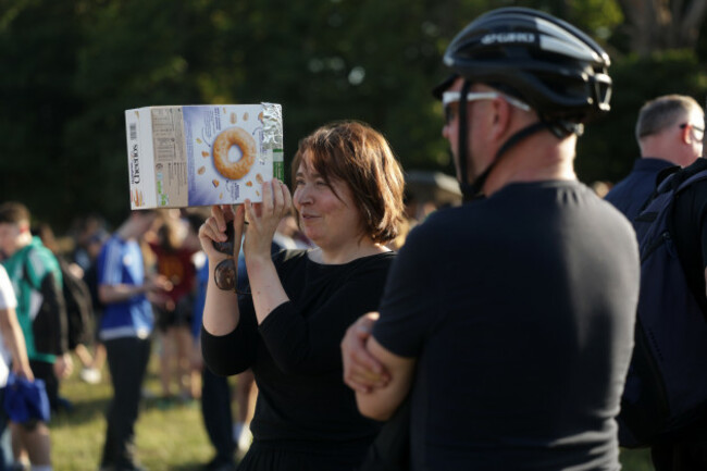 514Solar Eclipse Gets Under Way_90753407