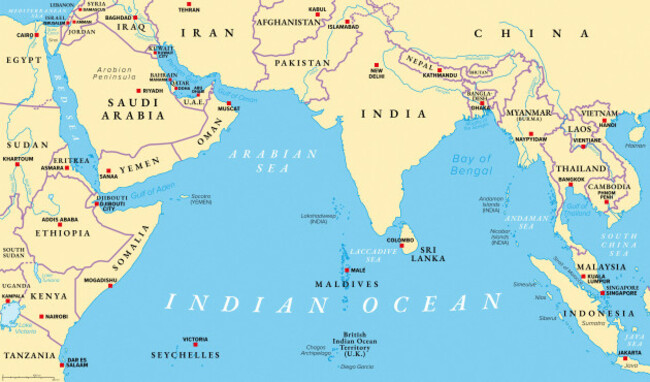 north-indian-ocean-nio-political-map-with-countries-international-borders-and-capitals-tropical-marine-region