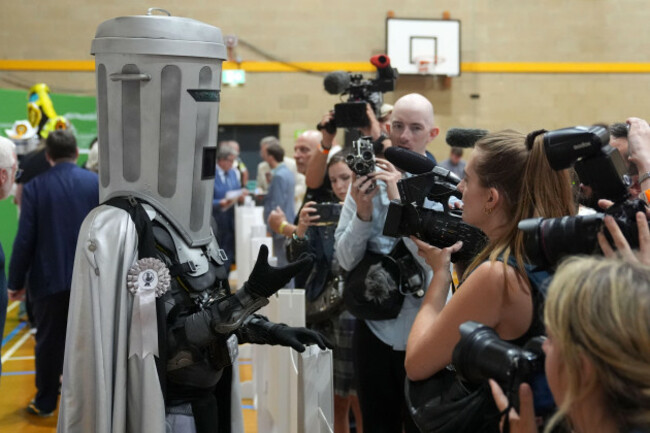 count-binface-reacts-after-the-declaration-for-the-clacton-by-election-count-at-clacton-leisure-centre-in-essex-the-by-election-was-triggered-by-local-mp-and-reform-uk-leader-nigel-farage-quitting-in