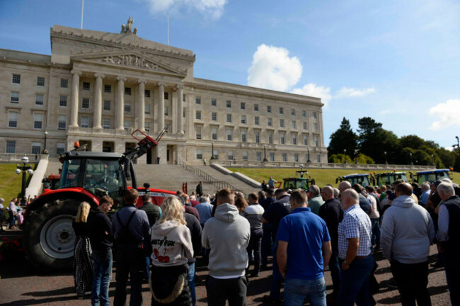 farmers-protest-at-stormont-buildings-belfast-as-a-review-is-held-on-the-51-cattle-which-were-shot-dead-last-month-on-land-near-fivemiletown-in-cotyrone-in-a-cull-carried-out-by-the-department-of-a