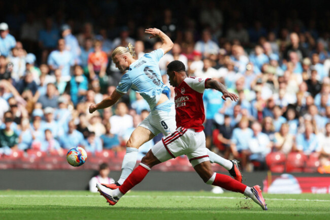 cardiff-uk-16th-aug-2026-erling-haaland-of-manchester-city-has-a-shot-at-goal-fa-community-shield-2026-arsenal-v-manchester-city-at-the-principality-stadium-in-cardiff-on-sunday-16th-august-2026