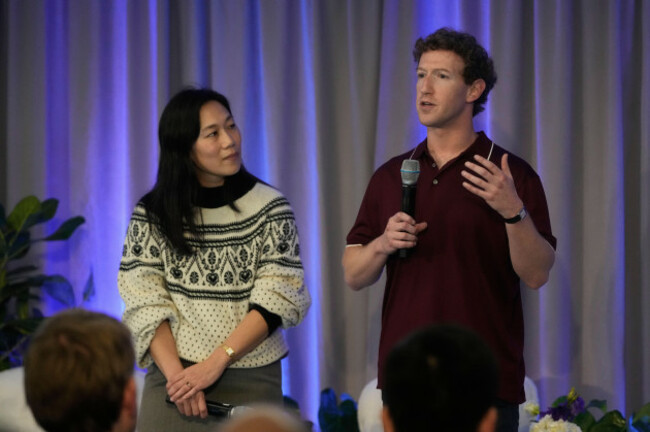 meta-ceo-mark-zuckerberg-right-speaks-next-to-his-wife-priscilla-chan-co-founder-and-co-ceo-of-the-chan-zuckerberg-initiative-czi-during-an-event-at-the-biohub-imaging-institute-in-redwood-city