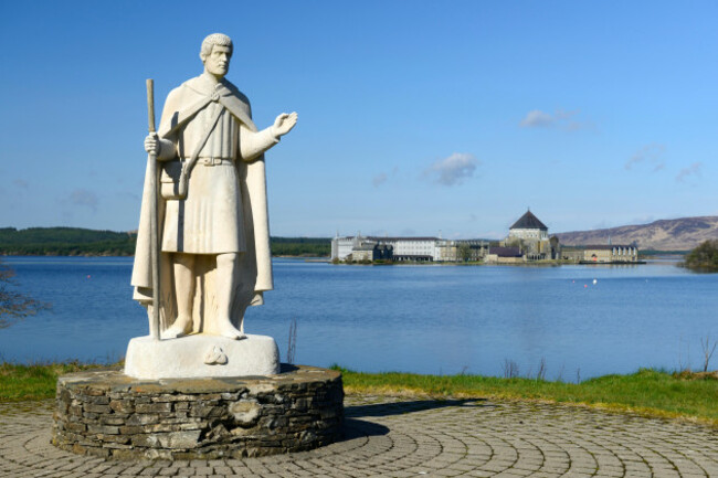 lough-derg-saint-patrick-statue-pilgrimage-religious-religion-island-catholic-site-donegal-ferry-penitents-rm-ireland