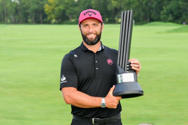 2026-liv-golf-season-long-champion-captain-jon-rahm-of-legion-xiii-poses-for-a-portrait-with-the-trophy-after-the-final-round-of-liv-golf-indianapolis-at-the-club-at-chatham-hills-on-sunday-august-2