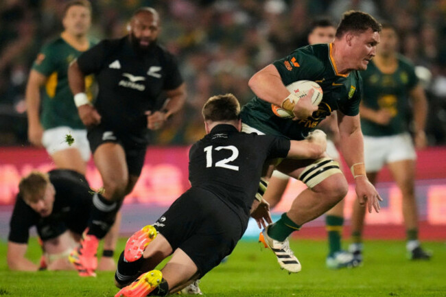south-africas-jasper-wiese-right-is-tackled-by-new-zealands-jordie-barrett-during-a-test-rugby-match-between-south-africa-and-new-zealand-in-johannesburg-south-africa-saturday-aug-22-2026