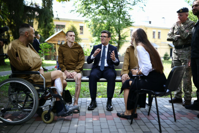 britains-prime-minister-andy-burnham-gestures-as-he-meets-patients-wounded-in-the-war-at-the-main-military-hospital-supported-by-the-david-nott-foundation-a-uk-charity-who-have-trained-over-1000-u