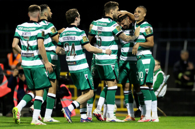 enda-stevens-celebrates-scoring-his-sides-first-goal-with-teammates