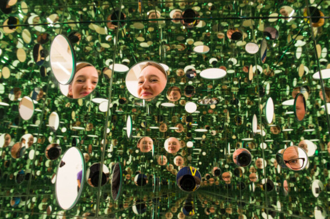 a-visitor-views-the-passing-winter-2005-by-yayoi-kusama-one-of-the-artworks-on-show-in-the-new-switch-house-extension-of-the-tate-modern-in-southwark-london