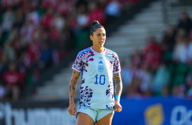 july-05-2023-jenni-hermoso-spain-looks-on-during-a-uefa-womens-friendly-game-denmark-vs-spain-at-gladsaxe-stadium-copenhagen-denmark-kim-pricecsm-credit-image-kim-pricecsm-via-zuma