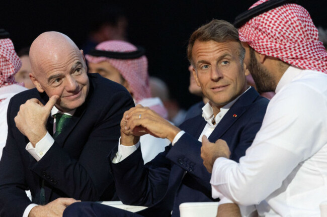 paris-france-23rd-aug-2026-french-president-emmanuel-macron-and-the-crown-prince-and-saudi-arabias-crown-prince-mohammed-bin-salman-mbs-and-president-of-fifa-gianni-infantino-attend-the-closing-c