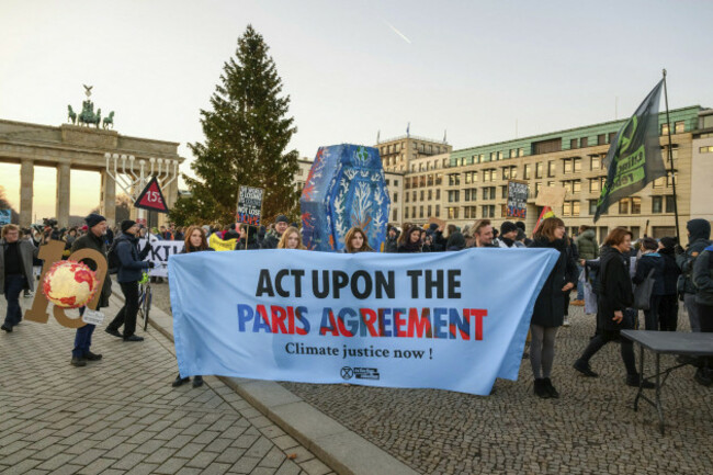 banner-act-upon-the-paris-agreement-climate-justice-now-act-upon-the-paris-agreement-climate-justice-now-by-extinction-rebellion-at-fridays-for