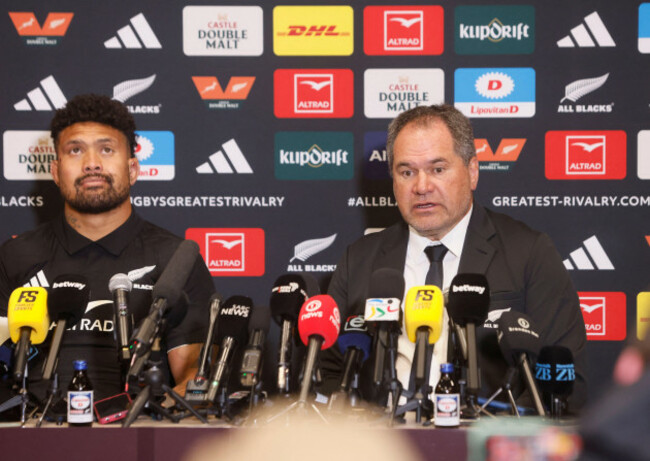 august-29-2026-cape-town-western-cape-south-africa-all-blacks-coach-dave-rennie-during-the-rugbys-greatest-rivalry-match-presented-by-castle-double-malt-between-the-springboks-vs-new-zealand