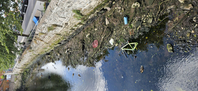 Riverbed At Crosses Green In Cork
