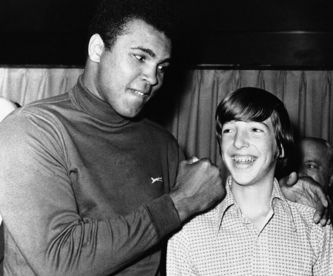 ronnie-reagan-14-son-of-ronald-reagan-governor-of-california-takes-a-playful-tap-on-the-chin-from-former-american-heavyweight-champion-muhammad-ali-prior-to-his-weigh-in-at-the-gresham-hotel
