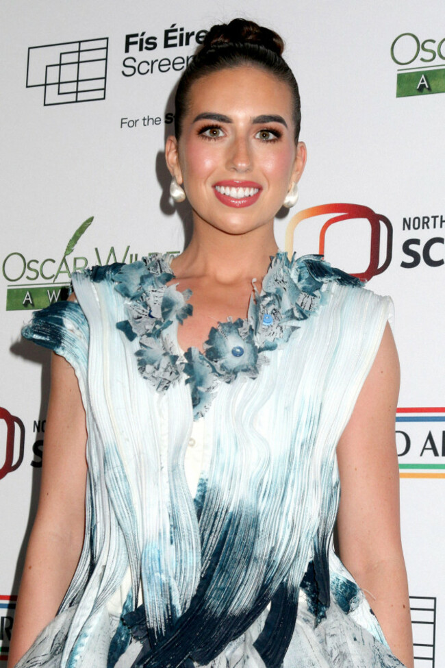 los-angeles-usa-12-march-2026-pictured-left-to-right-caoimhe-kenny-miss-ireland-2025-at-the-20th-oscar-wilde-awards-credit-kathy-hutchins-alamy-live-news