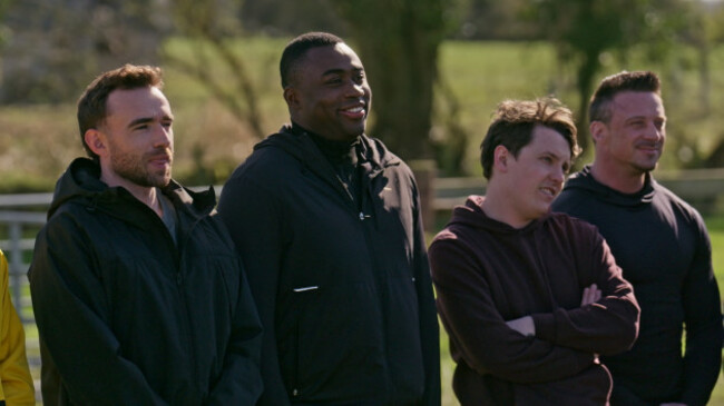 Ep4 S2 The Traitors Ireland  From LtoR Ian, Sam, Se&aacute;n C and Pete