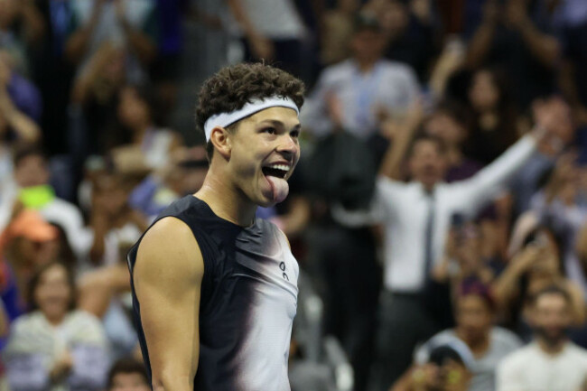 ben-shelton-of-the-united-states-celebrates-after-winning-against-carlos-alcaraz-of-spain-in-the-quarterfinal-round-of-the-u-s-open-tennis-championships-wednesday-sept-9-2026-in-new-york-a
