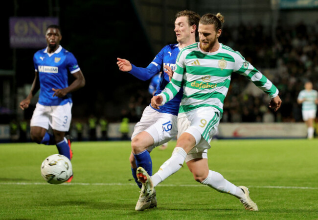 celtics-benjamin-nygren-has-a-shot-on-goal-during-the-william-hill-premiership-match-at-mcdiarmid-park-perth-picture-date-wednesday-september-9-2026
