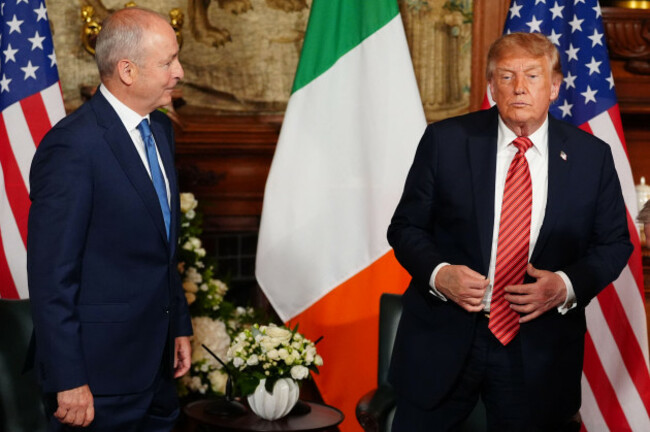 irelands-prime-minister-micheal-martin-left-and-u-s-president-donald-trump-during-a-meeting-at-farmleigh-house-in-dublin-saturday-sept-12-2026-ap-photojulia-demaree-nikhinson