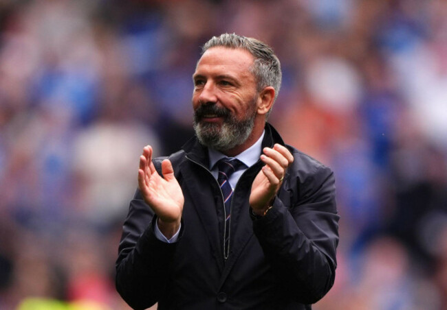 rangers-manager-derek-mcinnes-applauds-the-fans-following-the-premier-sports-cup-quarter-final-match-at-ibrox-stadium-glasgow-picture-date-sunday-september-13-2026