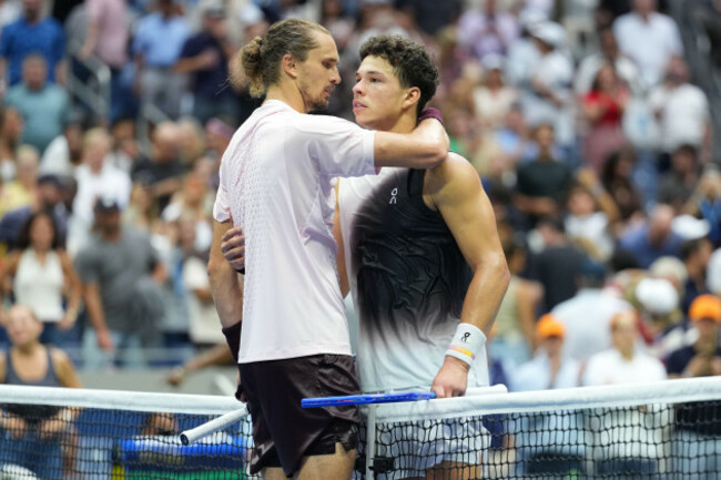 alexander-zverev-of-germany-left-greets-ben-shelton-of-the-united-states-after-zverev-won-the-mens-singles-final-of-the-u-s-open-tennis-championships-sunday-sept-13-2026-in-new-york-ap-ph