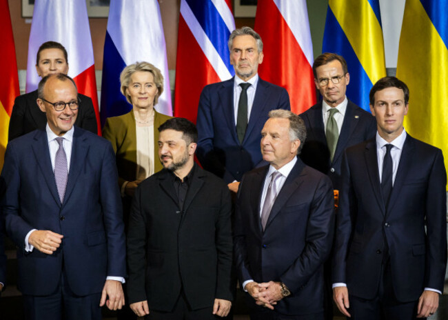 berlin-caretaker-prime-minister-dick-schoof-poses-with-other-european-leaders-ahead-of-a-summit-on-ukraine-attended-by-the-top-leaders-of-nato-and-the-eu-ukrainian-president-volodymyr-zelensky-an