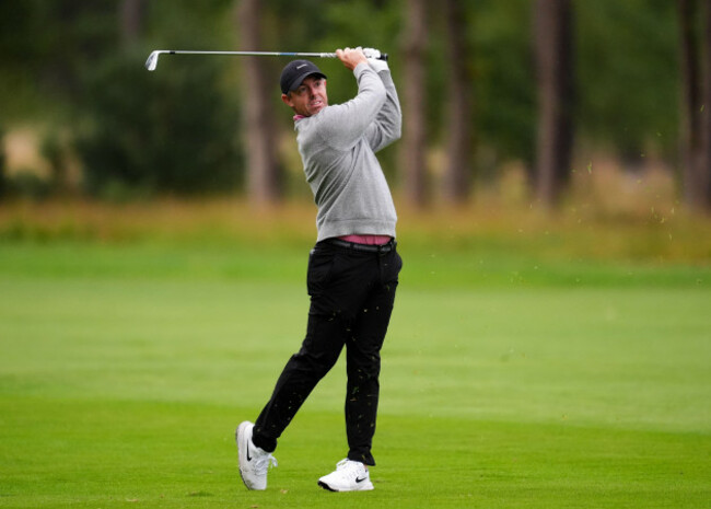 rory-mcilroy-of-northern-ireland-plays-from-the-9th-fairway-on-day-one-of-the-2026-bmw-pga-championship-at-wentworth-golf-club-virginia-water-surrey-picture-date-thursday-september-17-2026